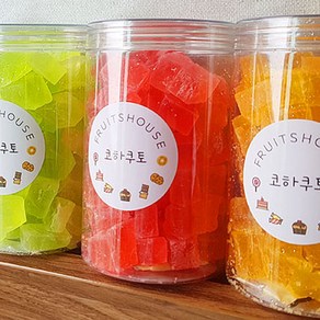 보석젤리 코하쿠토 수제 머랭쿠키 70g 답례품 수제쿠키 어린이집선물 수제디저트, 1개, 코하쿠토 메론맛 330g