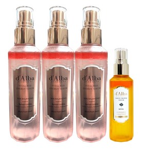 [대용량 시즌5]달바 미스트 바이탈 레드 에너지 세럼 160ml 3통+로얄 인텐시브 60ml 1통 변정수, 3개