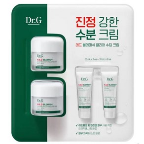 닥터지 레드 블레미쉬 클리어 수딩 크림 50ml x 2개_10ml x 2개 코스트코+제이컴 사은품, 120ml, 1세트