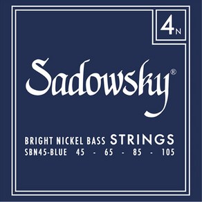 Sadowsky Nickel 베이스스트링 045-105, 1개