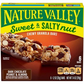 Natual Valley 스위트 앤 솔티 넛 그래놀라 바, 35g, 6개