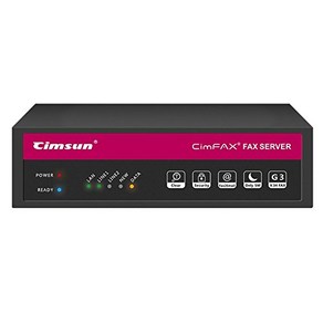 CimFAX T5 쌍선 팩스 서버 팩시밀리 8GB 용량 속도 33.6kpbs 기업용 PC스마트폰으로 팩스 수신 송신 수신한 팩스를 PDF로 자동 저장 수신한 팩스를 메일로 전송 지원 가능, 03 EU