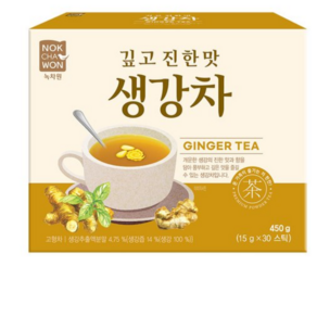 녹차원 깊고 진한맛 생강차 30스틱 (450g)