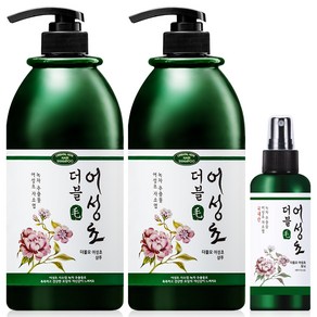 더블모 어성초 샴푸 탈모 1000ml x 2개 + 미스트 1개 추가증정, 1L