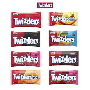 미국 간식 쫀득한 젤리 트위즐러 Twizzlers 8종 풀앤필 체리 386g