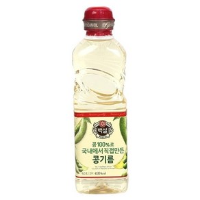 씨제이제일제당 백설 식용유 0.5L (WFFN6NB), 500ml, 1개