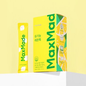맥스메이드 유기농 레몬즙 100% 레몬톡, 75개, 20ml