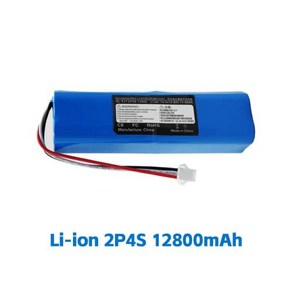 2024 100 비오미 S9 Lydsto R1 로이드미 이브 플러스 14.4V 리튬 배터리 2P4S 5200mAh 6800mAh 9800mAh 12800mAh, 1개, 1개입