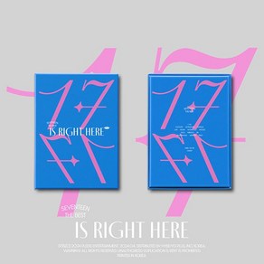 SEVENTEEN BEST ALBUM - 마에스트로 세븐틴 디어버전 앨범 '17 IS RIGHT HERE' -DEAR Ve _ 아웃박스+하드커버 바인더+북클릿+가사지+포토카드, 랜덤