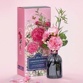 일피오레 카네이션 꽃다발 디퓨저 가정의달 어버이날 스승의날 감사선물, 1개, 160ml, 와일드플라워