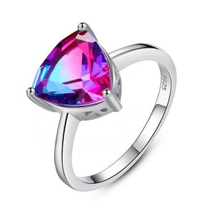 Rainbow Mystic Topaz 925은반지 kp1479