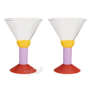 모마 보덤 옥테트 마티니잔 세트 MOMA BODUM OKTETT MARTINI GLASSES SET OF 2