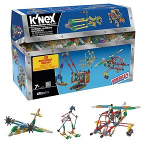 K'NEX – 35 모델 조립 세트 - 480 피스 만 7세 이상 건설 교육 장난감(아마존 독점) 161146, 1개