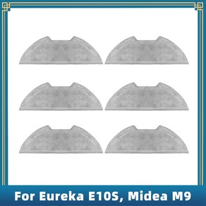 호환 로봇 진공 교체 교체용 걸레 천 Eueka Nee10s E10S / Midea M9 ETA Auum PRO 6241, [02] Gay 6PCS, 1개, 02 Gay 6PCS
