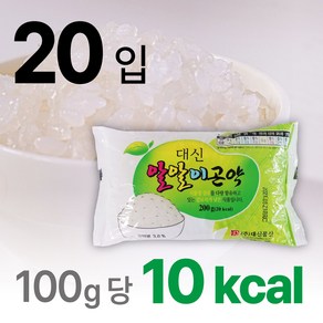 대신곤약 알알이 곤약쌀 100g당 10Kcal 습식타입, 20개, 200g