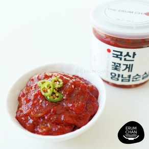 [이룸찬] 국산 꽃게 양념순살장, 300g, 2개