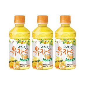 웅진 내사랑 유자C 280ml 6개 페트병