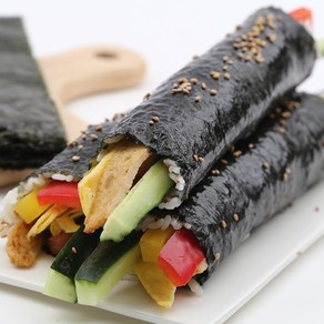 방자네 두번 구운 김밥용 김 완도김, 100개, 1개