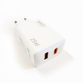 초고속 25W PD 3.0 PPS 충전기 멀티USB 듀얼, 1개