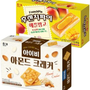 해태 후렌치파이 애플망고 +아이비 아몬드 크래커, 192g, 1개