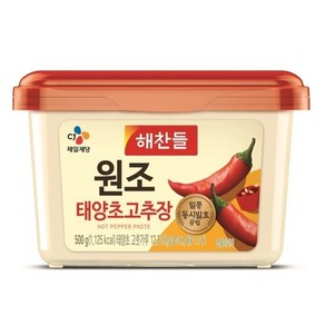 해찬들 태양초 고추장 500G, 1개