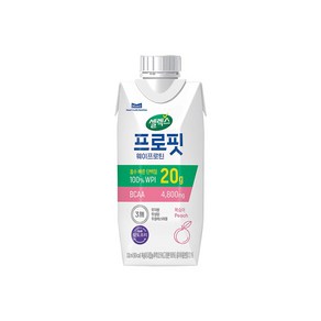 셀렉스 웨이프로틴 복숭아 330ml 12개