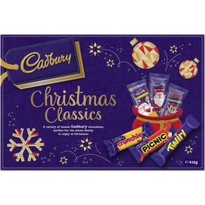 캐드버리 크리스마스 셀렉션 기프트 박스 초콜릿 Cadbuy Chistmas Selections Gift Box, 1개, 415g