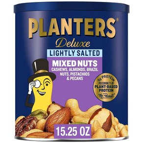 PLANTERS 딜럭스 라이트 솔티드 믹스 너트 15.25온스 1팩 199220, PLANTERS 딜럭스 라이트 솔티드 믹스 너트 15.