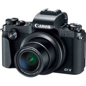 캐논 콤팩트 디지털 카메라 파워샷 G1 x 마크 III 블랙 APS-C 센서 F2.8 렌즈 EVF Built-in PSG1XMARKIII, 단일 옵션