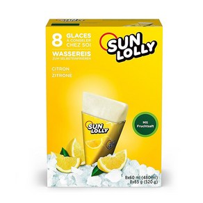 썬 롤리 Sun Lolly 아이스바 레몬, 1개