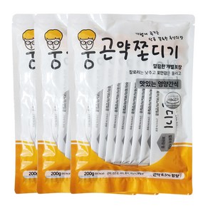 웅 곤약 쫀디기 추억의 쫀드기, 200g, 3개