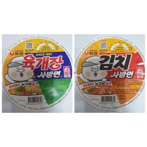 농심 육개장86g +김치사발면86g, 24개