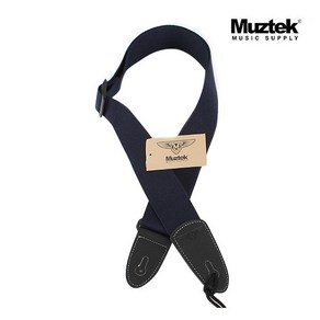 (지엠뮤직_스트랩) Muztek MS-AC-06 네이비 기타멜방 뮤즈텍 Strap