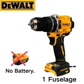 Dewalt 브러시리스 무선 1/2 최대 20V DCD805 해머 드릴 드라이버 키트 5.0ah 배터리 포함 임팩트 전동 공구, [01] No battey, [02] EU