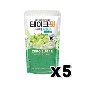 테이크핏 아쿠아 샤인머스캣 단백질 파우치음료 230ml x 5개