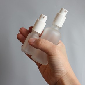 펌핑 공병 크림 불투명 로션 에센스 미스트 스프레이 용기 화장품 소분, 50ml, 1개, 로션타입