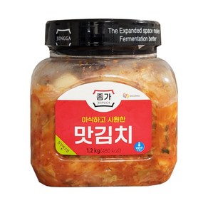 대상 종가집 아삭하고 시원한 맛김치 썰은 국내산 김치