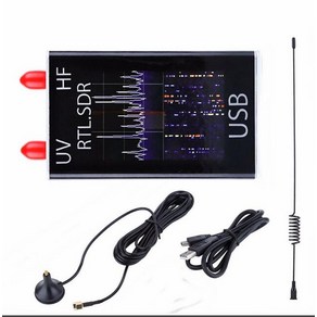 TV스틱 스마트 햄 라디오 수신기 풀 밴드 UV HF USB 튜너 RTLSDR 동글 RTL2832u R820t2 RTL SDR, 1개