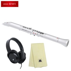 AKAI EWI SOLO Special Edition White + 아카이 윈드 신디사이저 헤드폰