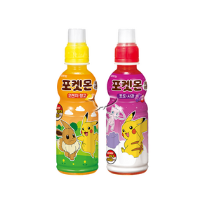 포켓몬음료수 235ml 오렌지망고 5개+포도사과 5개 총10개, 단품, 10개