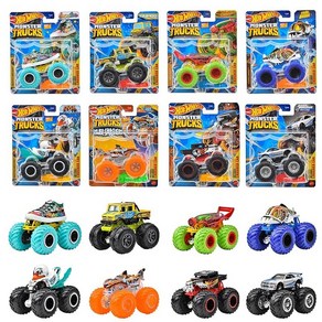 핫 휠(Hot Wheels) 몬스터 트럭 164아소트 8대들이 BOX 판매 탈것 장난감 미니카 3세부터 멀티 984K-FYJ44, 1개