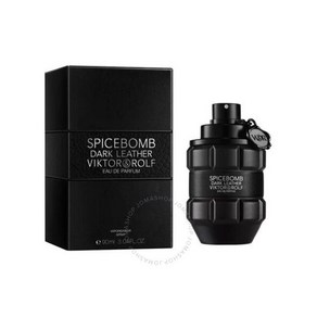 Vikto Rolf 남성 Spicebomb 다크 레더 오드퍼퓸 90ml 향수, 1개