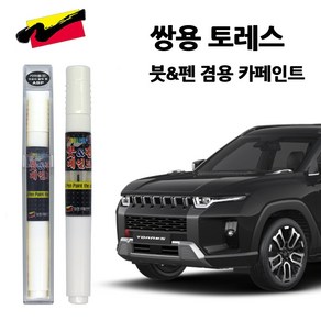 쌍용 KG 토레스 EVX 카페인트 자동차 붓펜 WAA ADA ADE GAO RAV BAS LAK