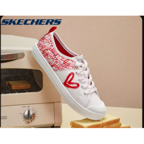 [상위] 스케쳐스 여성용 캔버스 하트디자인 SKECHERS패션 캐주얼 스니커즈S113952 (양말증정)