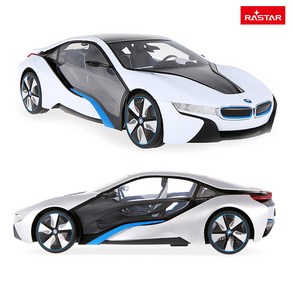 베비포 라스타 BMW i8 스포츠 1:14 무선조종 RC카, 실버, 1개