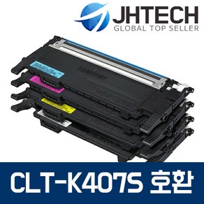 삼성 CLT-K407S 토너 CLX-3185WK 3185K 3185FW CLP-325WK, 1개, 삼성 CLX-3185WK 토너 CLT-Y407S 완벽호환 노랑