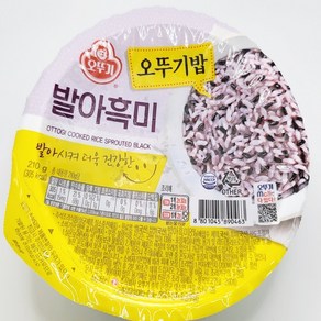 오뚜기 발아흑미 즉석잡곡밥, 210g, 6개