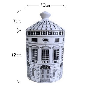 포르나세티 얼굴 오마주 페이스 캔들 홈데코 집들이 홀더, 건축 패턴 라지 캔, 02.B타입