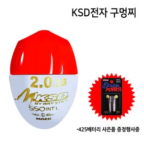 KSD 바다 전자 구멍찌 주야겸용 + 사은품 425배터리 (상세설명참조), KSD전자찌3호+배터리, 1개