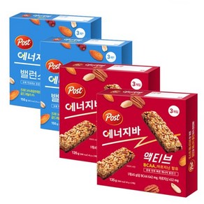 포스트 에너지바 엑티브135gx2+밸런스150gx2, 단품없음